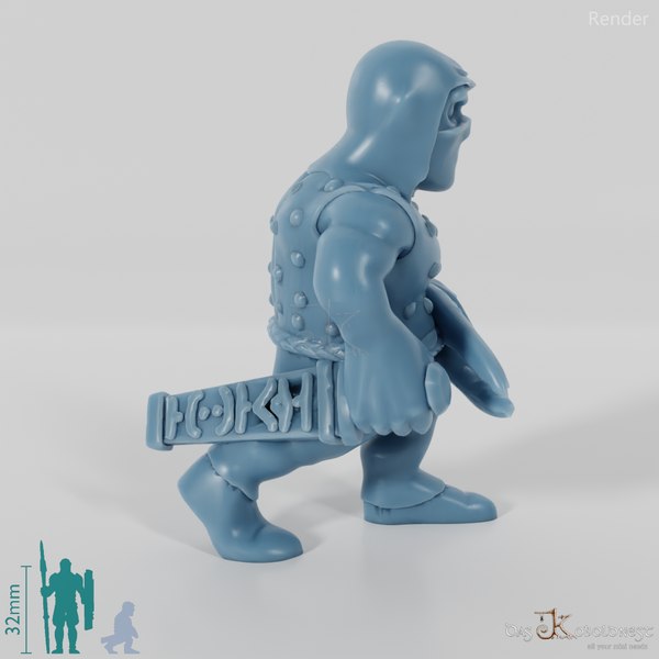 Halfling with crab hand