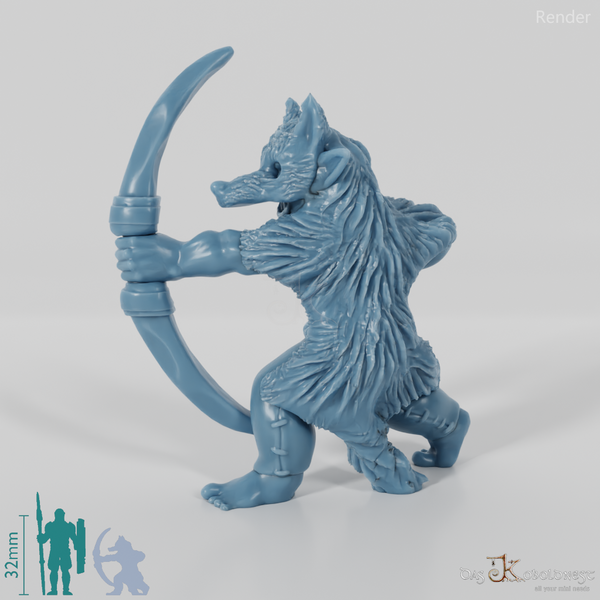 Goblin archer in fur