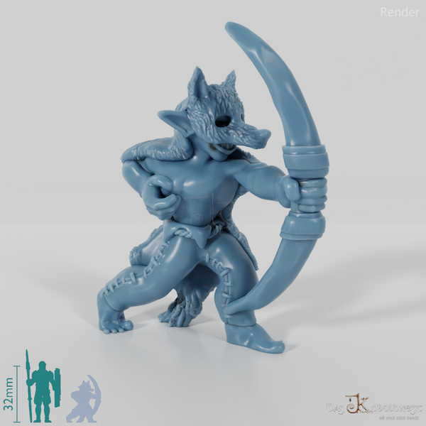Goblin archer in fur