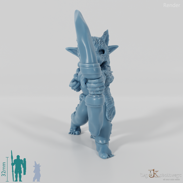 Goblin archer in fur