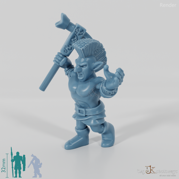 Gnome Barbarian 01