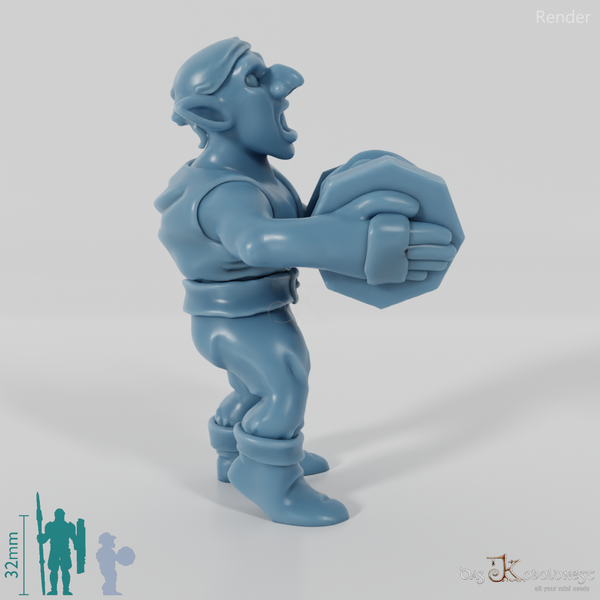 Gnome bard with concertina