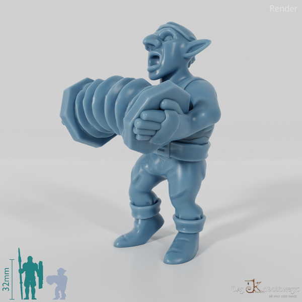 Gnome bard with concertina