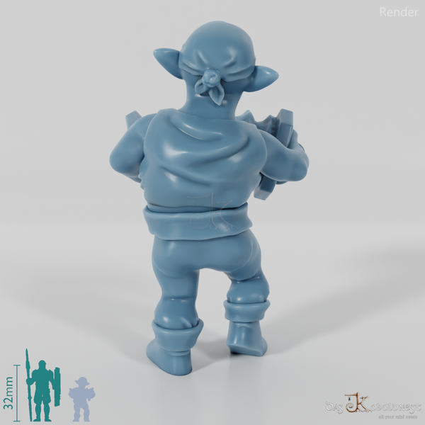 Gnome bard with concertina