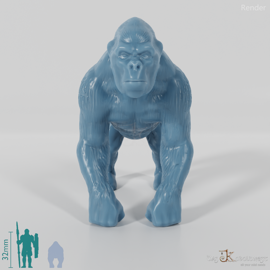 Menschenaffe - Gorilla 01