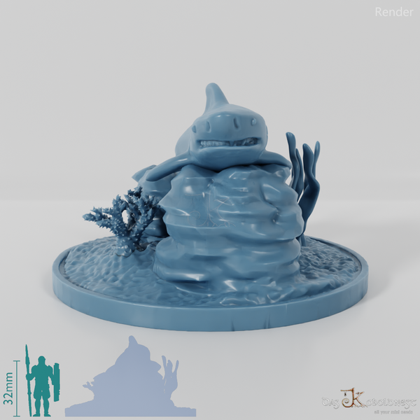 Shark - Great white shark in reef