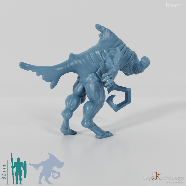 Shark People with Blade (Hammerhead Shark)