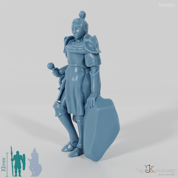 Halbork-Paladin Weiblich 01