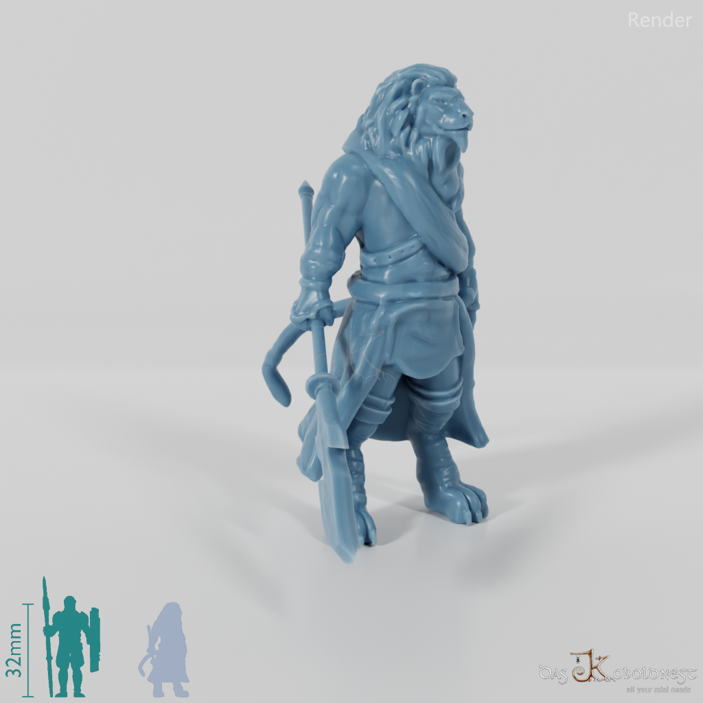 Lion Folk Warrior 01