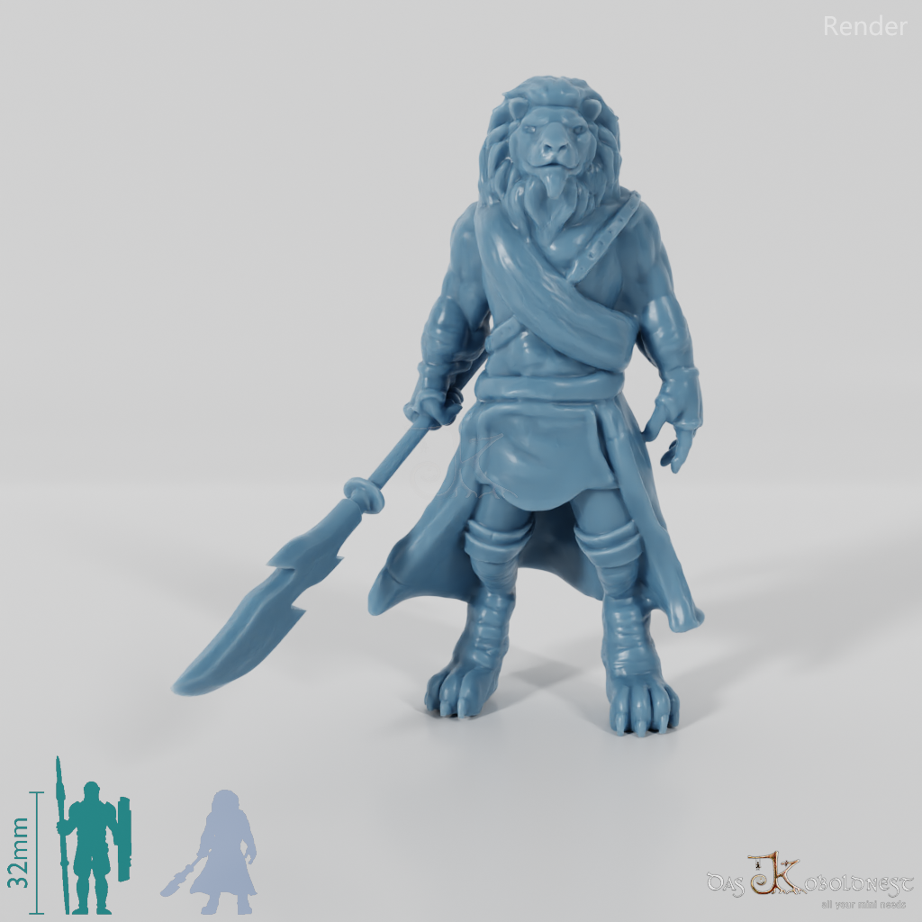 Lion Folk Warrior 01