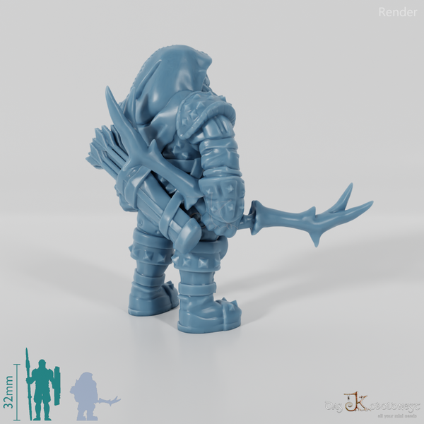 Zwergen-Bogenschütze 01