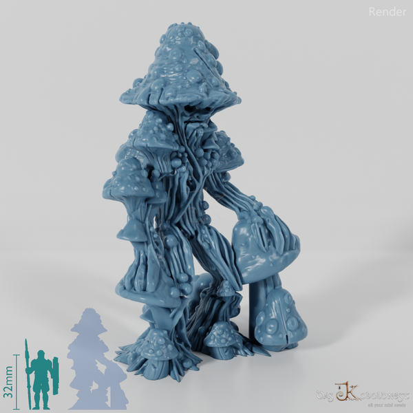 Slender mushroom creature