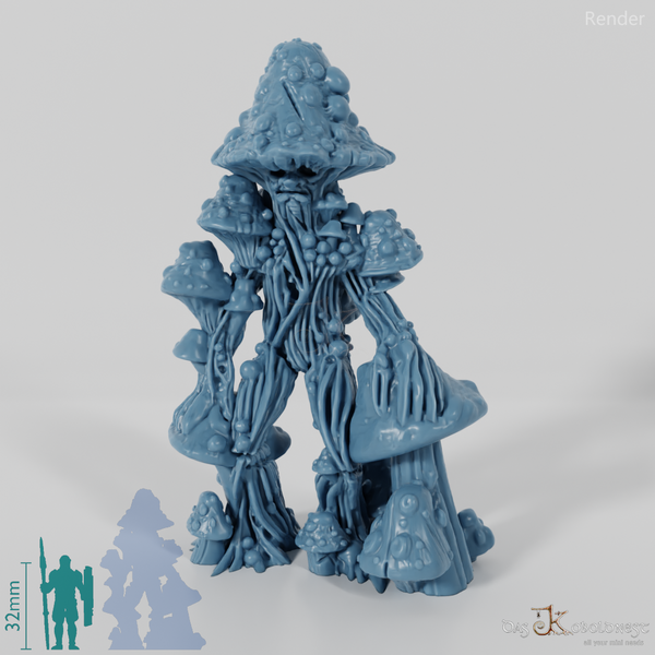 Slender mushroom creature