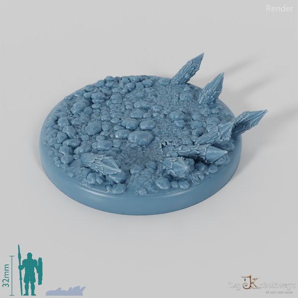 Bases with wooden palisade (round)