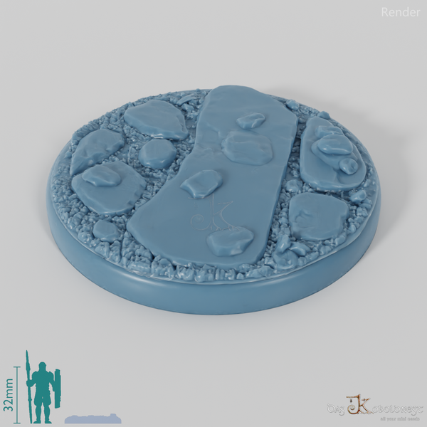 Bases with Flat Rocks (Round)