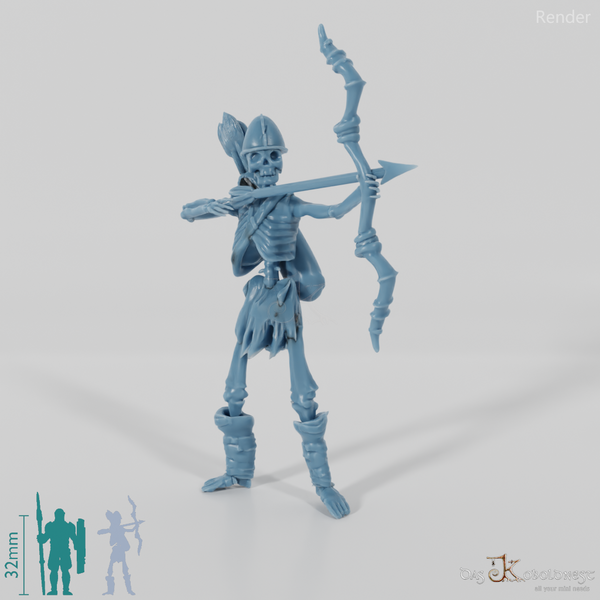 Skelett-Bogenschütze 01