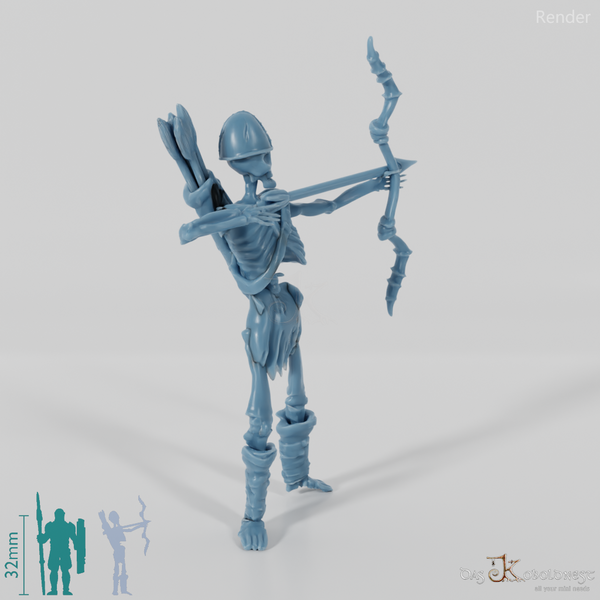 Skelett-Bogenschütze 01