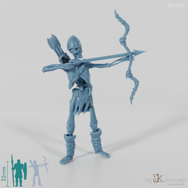 Skelett-Bogenschütze 01