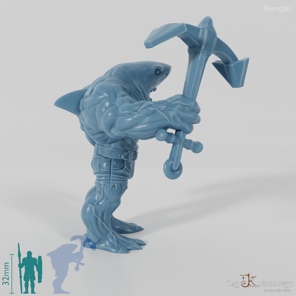 Shark people with anchor