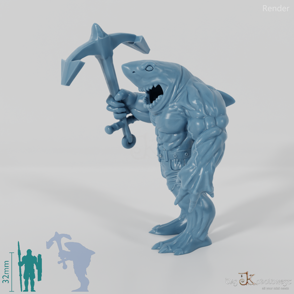 Shark people with anchor