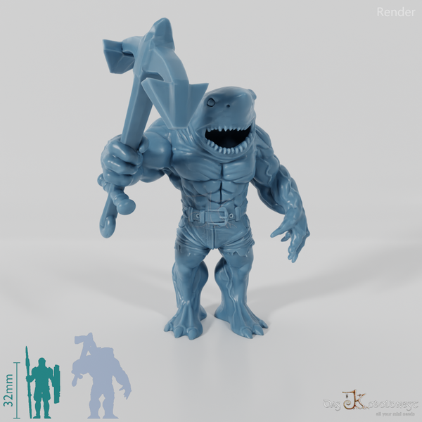 Shark people with anchor