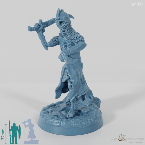 Hügelgrabschrecken mit Schwert