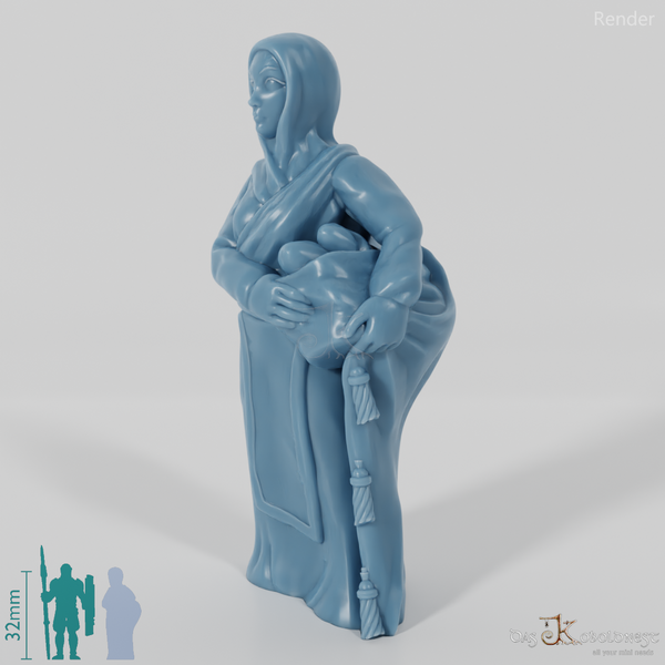 Young woman with baby