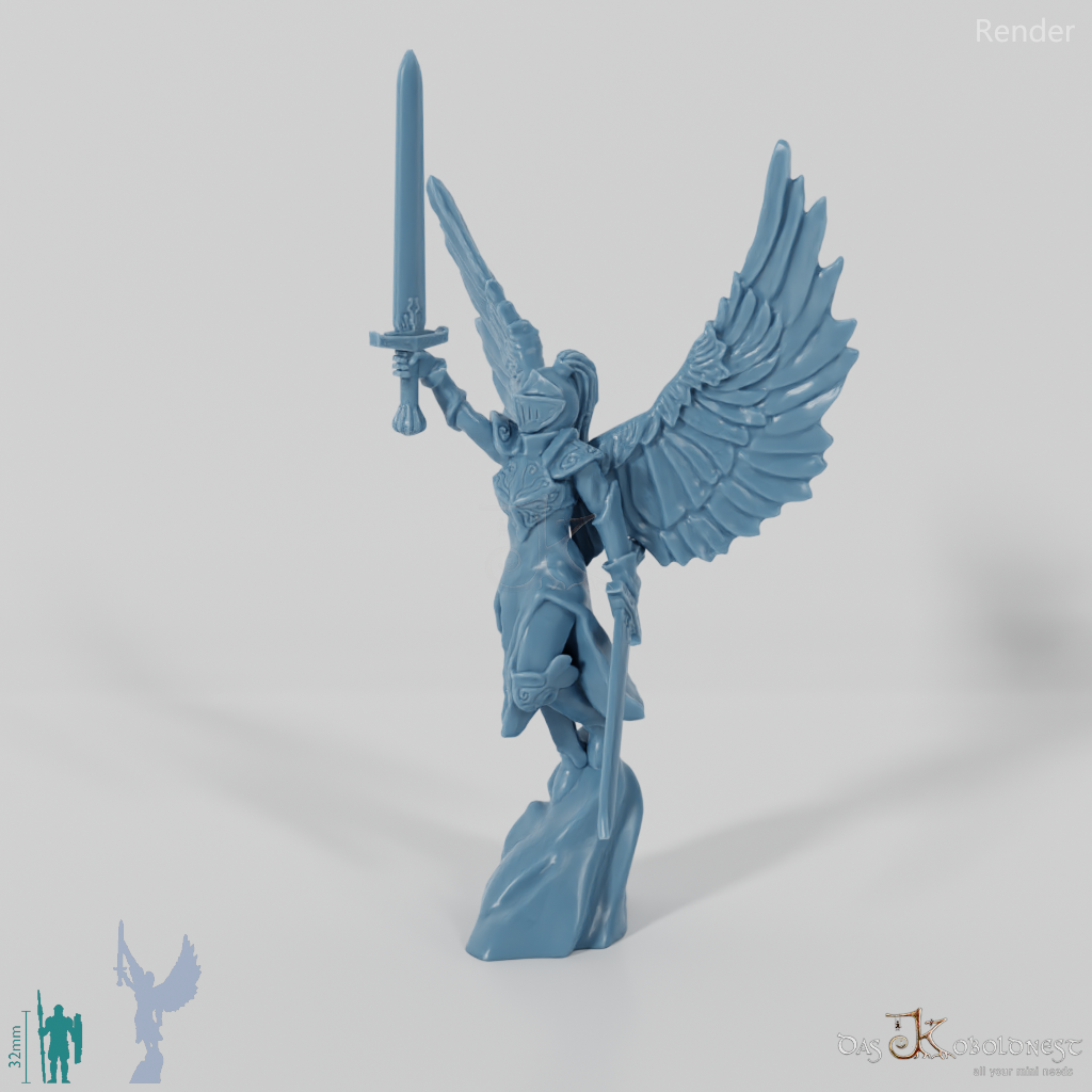 Archangel with sword 02