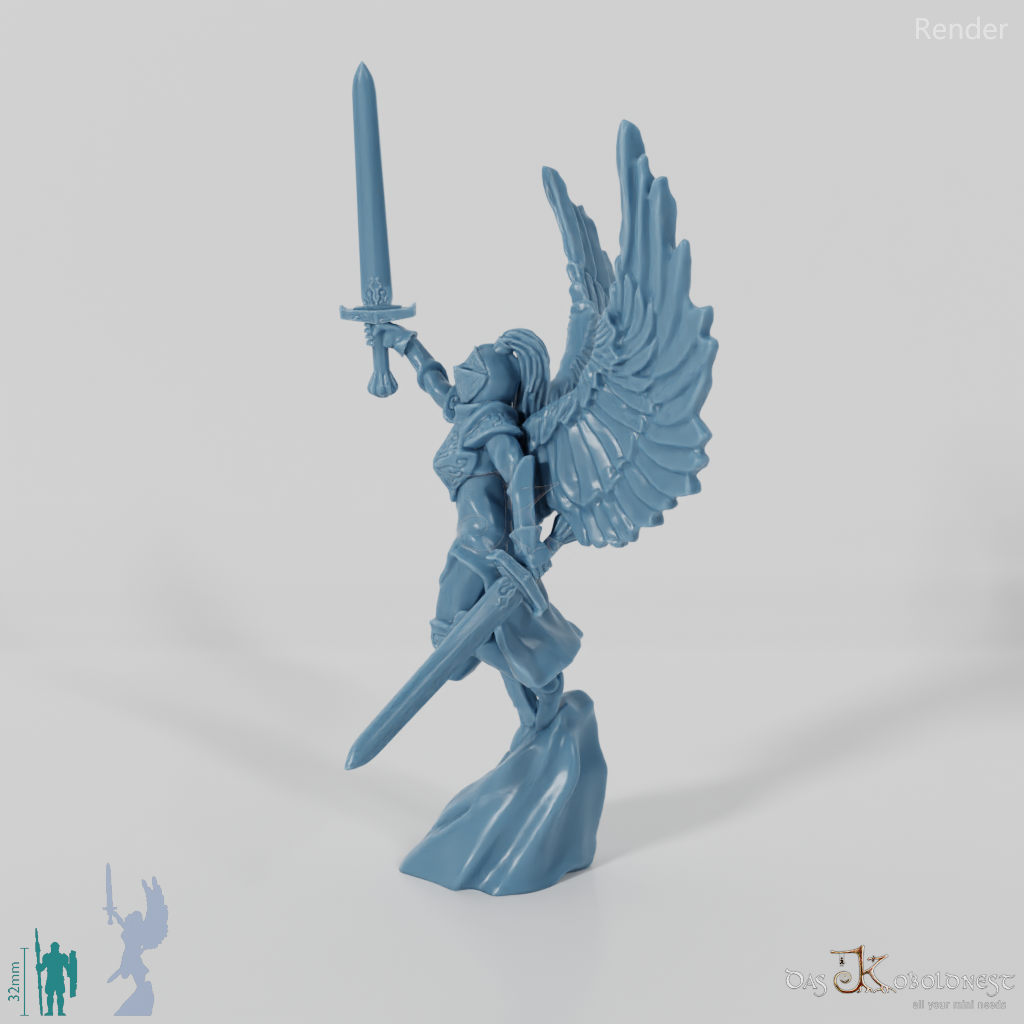 Archangel with sword 02