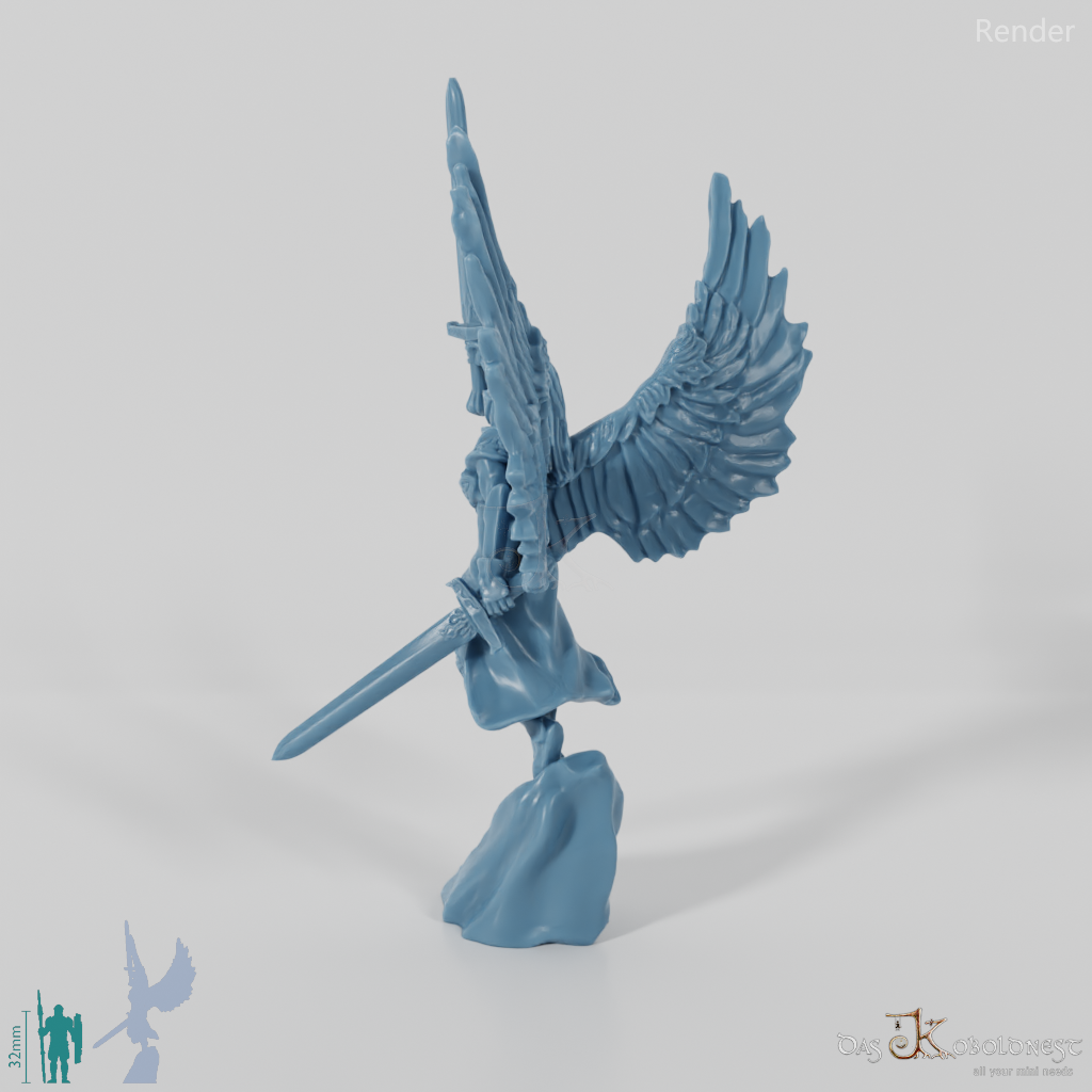 Archangel with sword 02