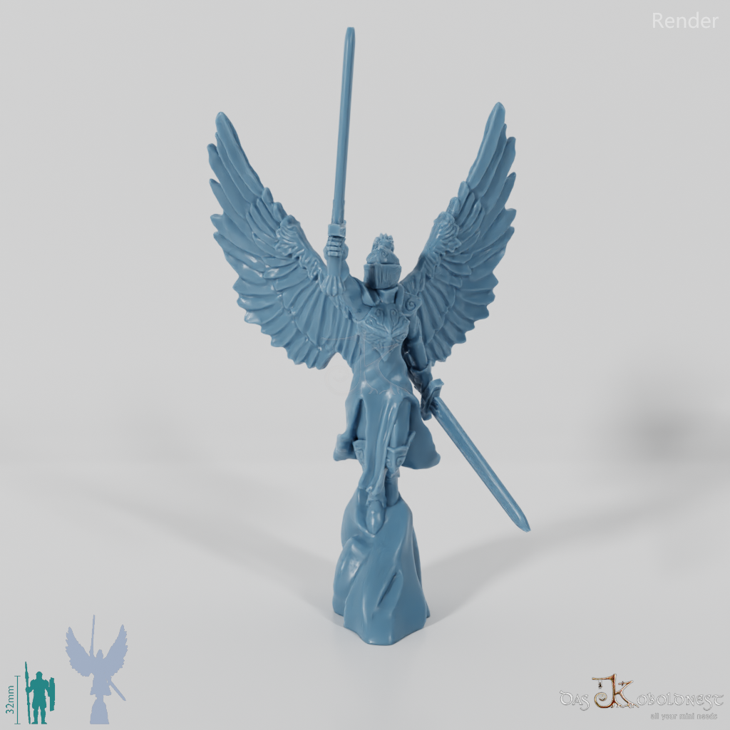 Archangel with sword 02