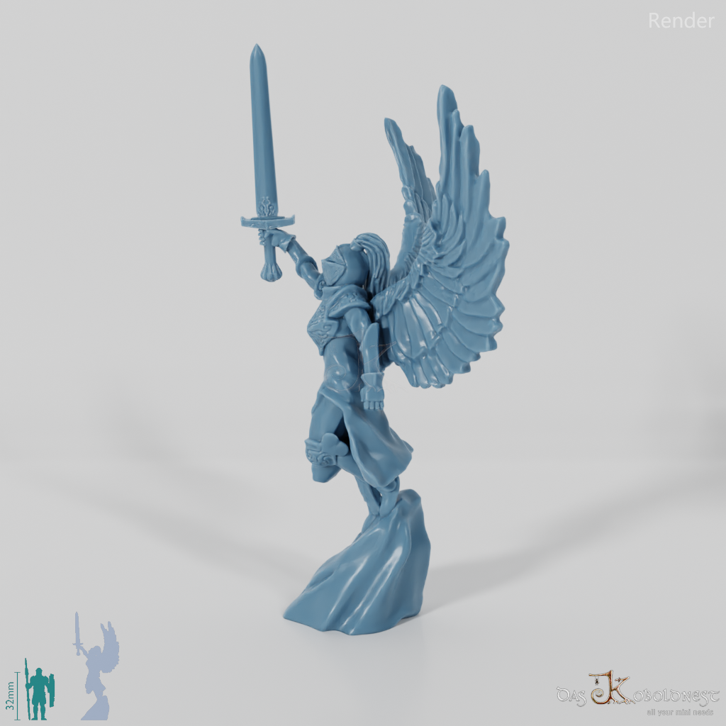 Archangel with sword 01