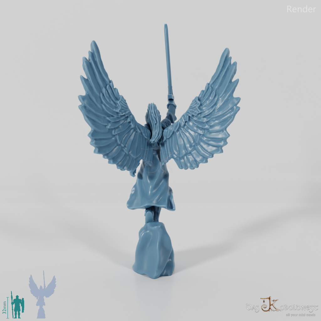 Archangel with sword 01