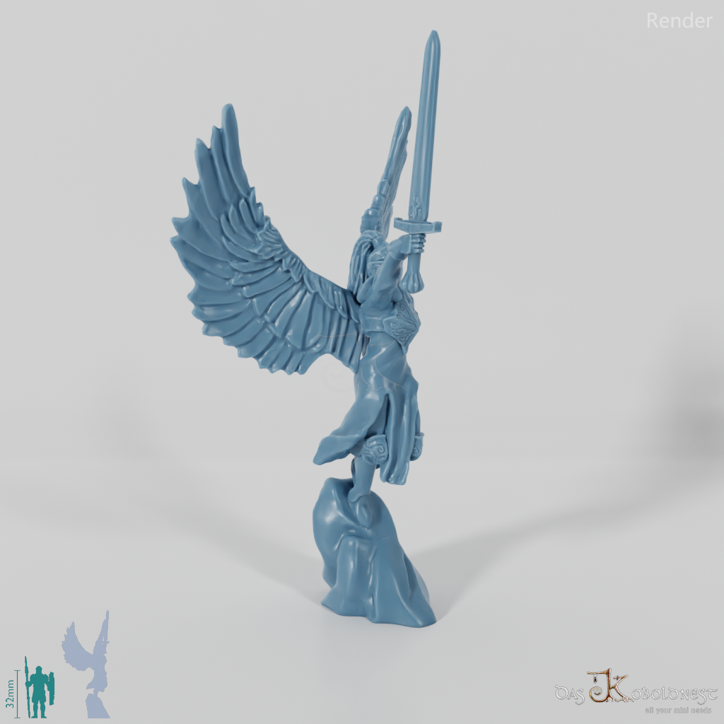 Archangel with sword 01