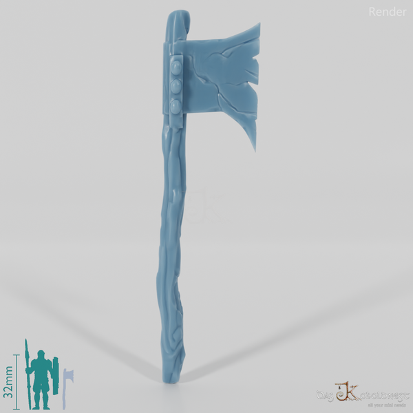 Sharp war axe