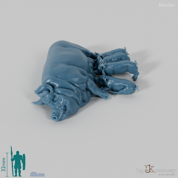 Schwein - Berkshire-Sau 03