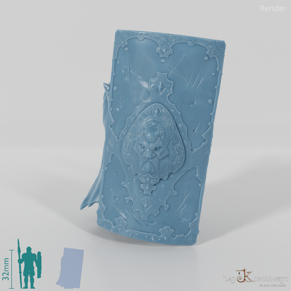 Dwarven leader with axe