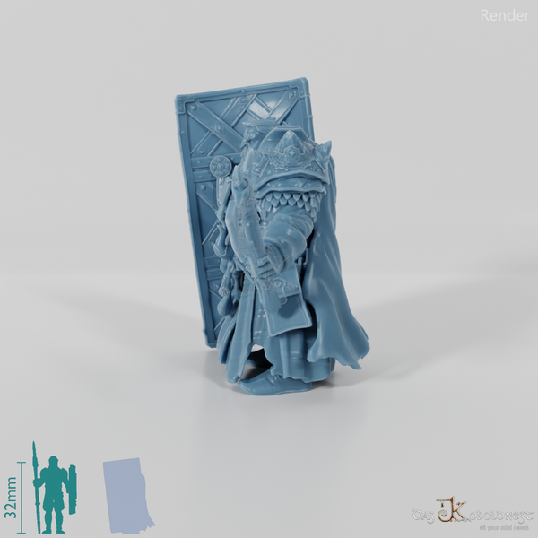 Dwarven leader with axe