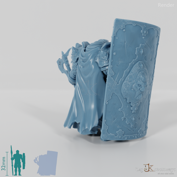 Dwarven leader with axe