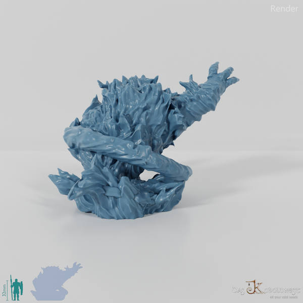 Fire elemental with fireball