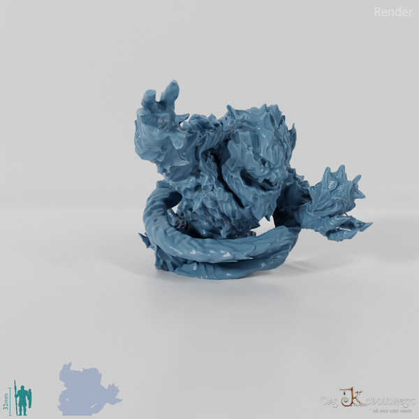 Fire elemental with fireball