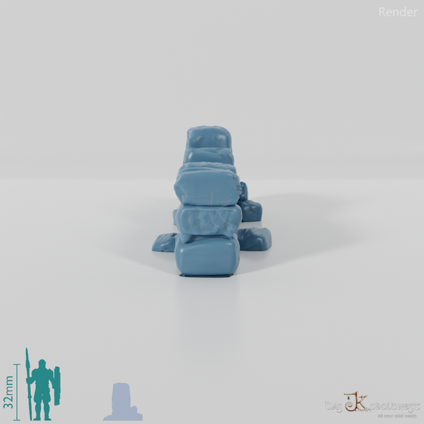 Mauer - Verfallene Natursteinmauer 04