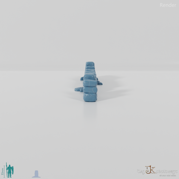 Wall - dilapidated natural stone wall 08