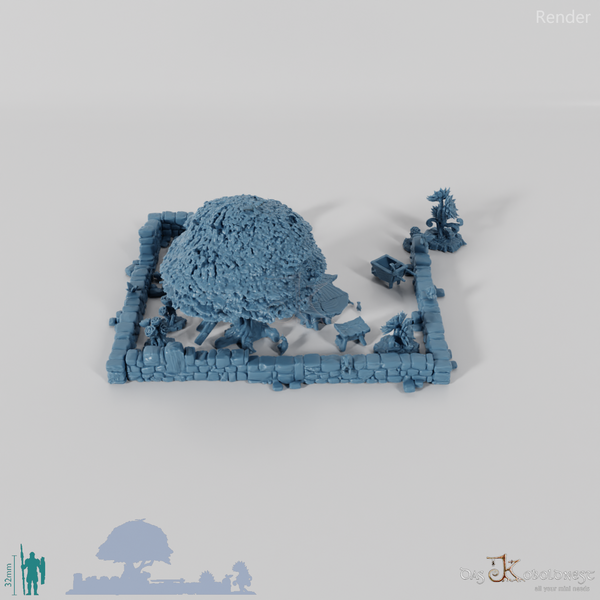 Dioramaset Halbling-Gemüsegarten