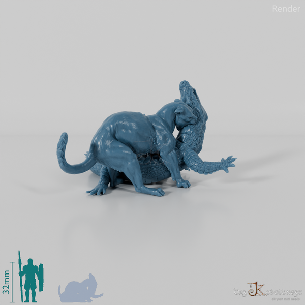 Big Cat - Jaguar 03 - Fight with Black Caiman