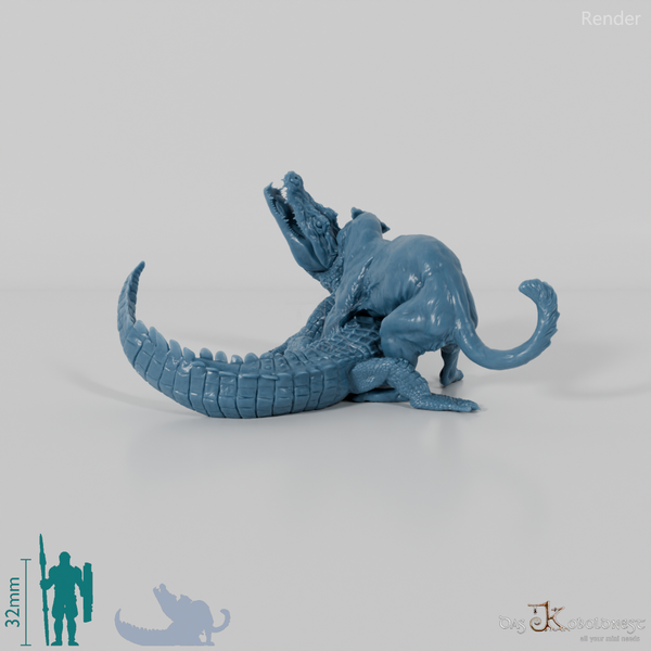 Big Cat - Jaguar 03 - Fight with Black Caiman