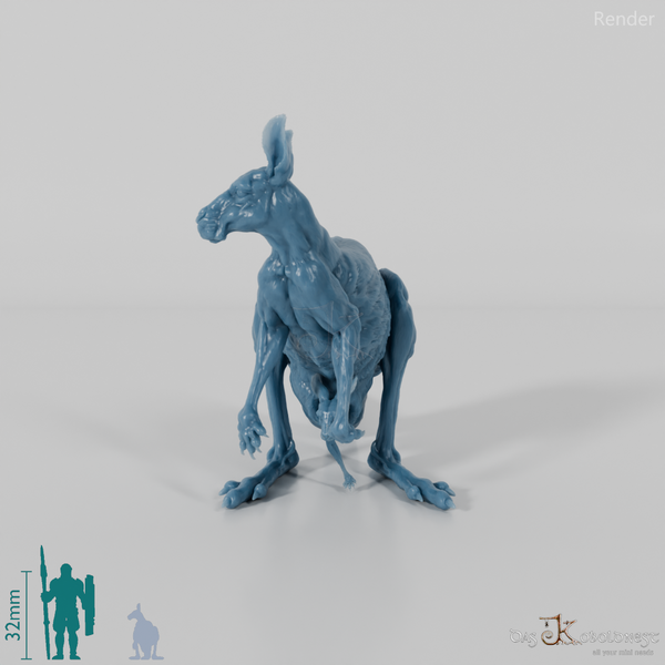 Känguru - Rotes Riesenkänguru - Weibchen 02