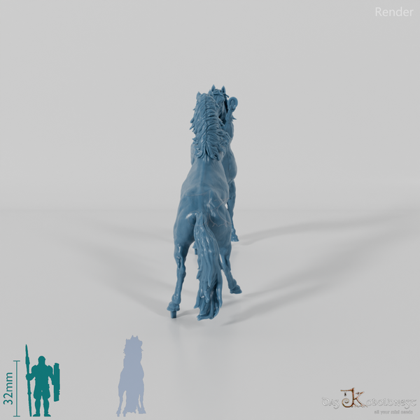 Pferd - Koniks - Kämpfend