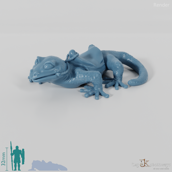 Lizard - riding gecko