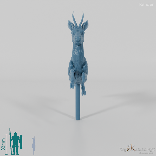 Deer - European Roe Deer - Buck 02